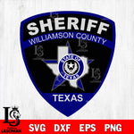 sheriff williamson county texas police svg eps dxf png file